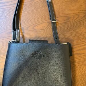 Coach Black Leather Crossbody Bag